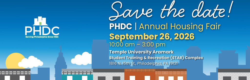 2026 Housing Fair Save the date page header image with information