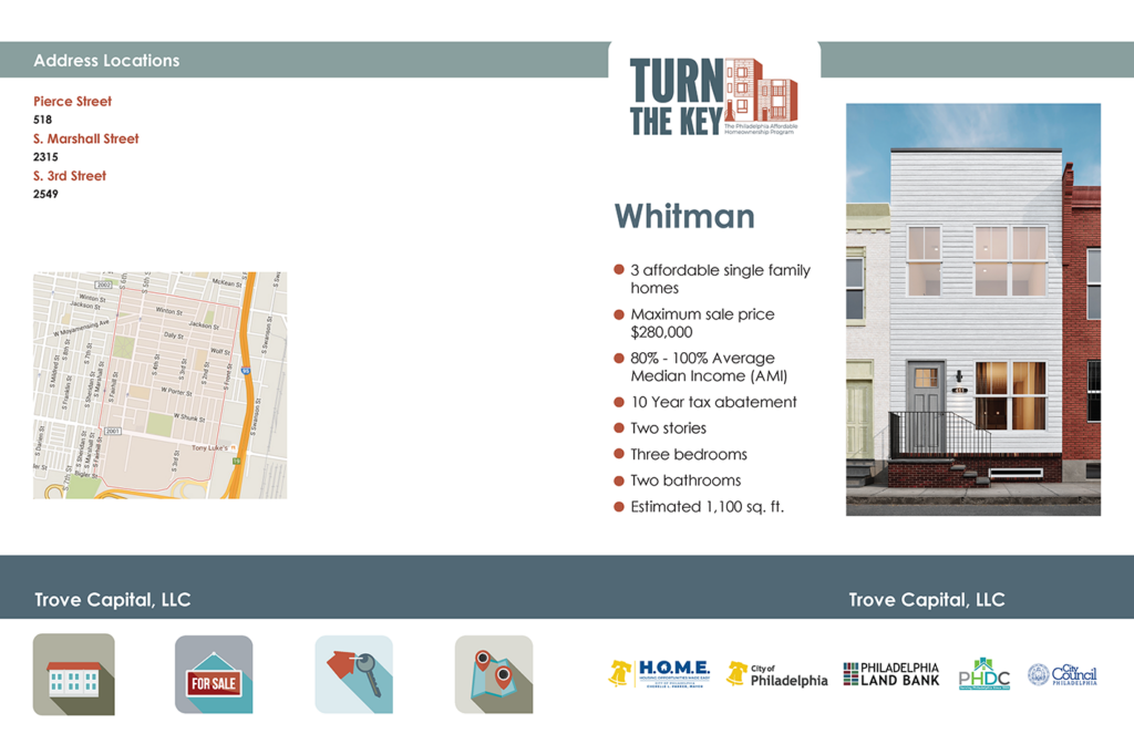 Brochure page 1 for TTK in Whitman