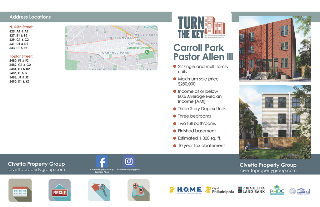 Image and addresses for Turn the Ket Caroll Park Phase 3