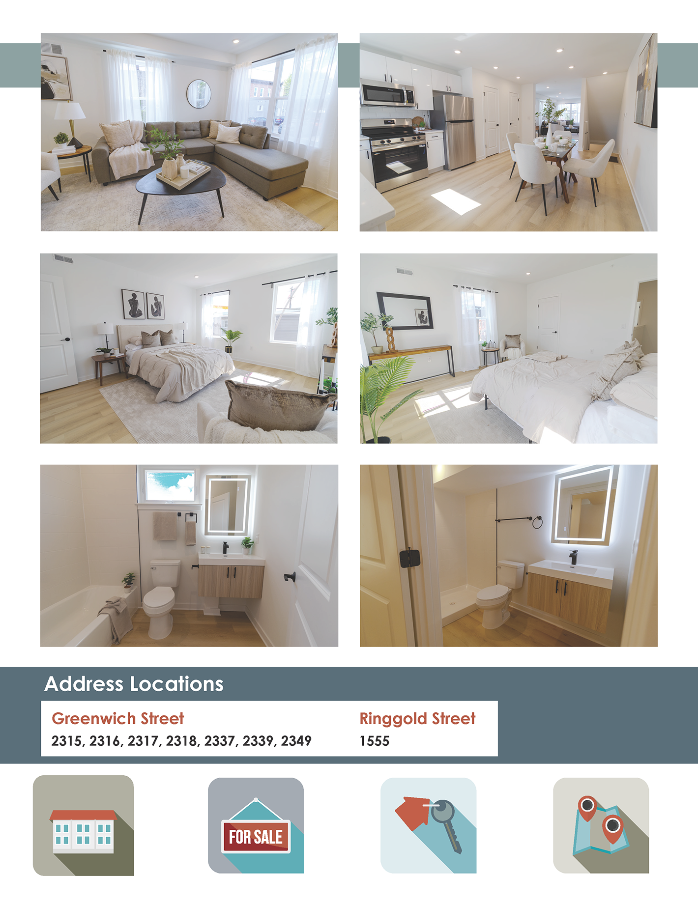 Turn the Key Point Breeze interior images and addresses